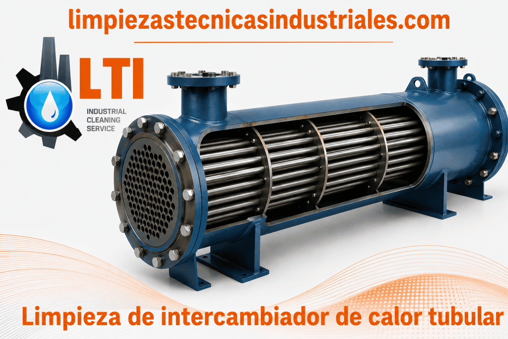 Limpieza de intercambiador de calor tubular